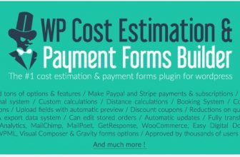 WP Cost Estimation & Payment Forms Builder - WP конструктор платежных форм