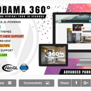 iPanorama 360° PRO - Wordpress Конструктор виртуальных туров