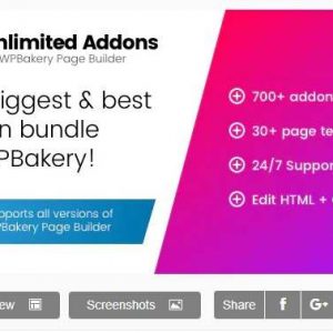 Unlimited Addons WPBakery - Неограниченные дополнения для WPBakery Page Builder