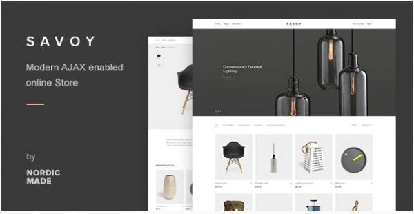 savoy minimalist ajax woocommerce theme 600x310 - Savoy - AJAX WooCommerce тема