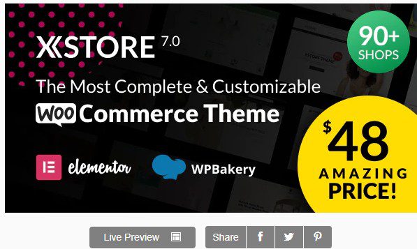 XStore | Полностью настраиваемая тема WooCommerce и WordPress