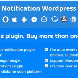 smart notification wordpress plugin 300x300 - Smart Notification Wordpress Plugin. Web & Mobile Push, FB Messenger, FB Notification & Newsletter.