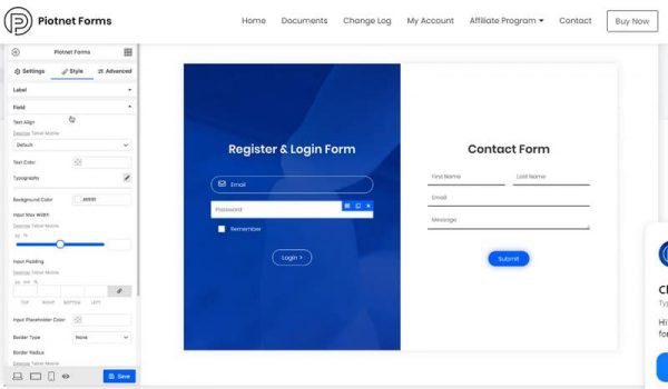 Piotnet Forms Pro - Конструктор форм WordPress с широкими возможностями настройки