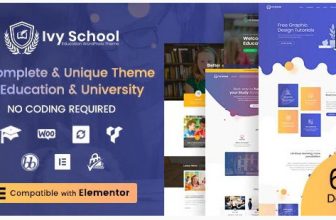 IvyPrep | Education & School (Ivy School) - Премиум WordPress тема на РУССКОМ для образования и школы