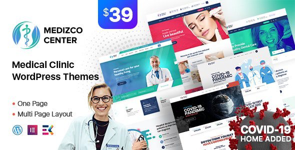 Medizco - WordPress тема Медицинская клиника и стоматологическая клиника