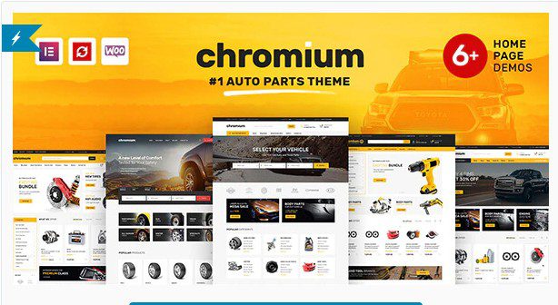 СКАЧАТЬ - Chromium - WordPress тема WooCommerce для магазина автозапчастей