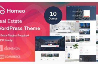 Homeo - WordPress тема недвижимости