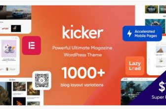 Kicker - многофункциональная WordPress тема для блогов и журналов + Gutenberg