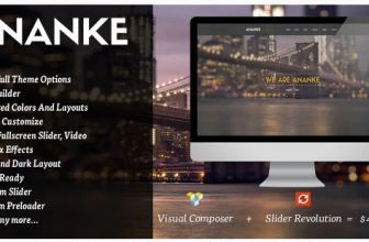 Ananke - одностраничная тема WordPress с параллаксом