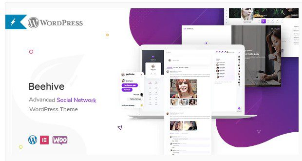 Beehive - тема WordPress для социальной сети