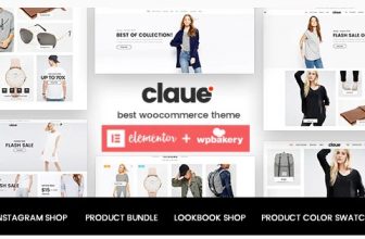 Claue - Чистая, минимальная тема Elementor для WooCommerce