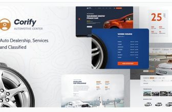 Corify - WordPress тема для Авто-дилеров и объявлений о продаже автомобилей