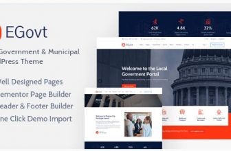 EGovt - WordPress тема для городских властей