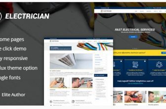 Electrician - WordPress тема по обслуживанию и ремонту электрооборудования