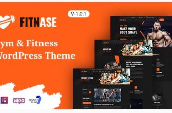 Fitnase - WordPress тема для спортзала и фитнеса