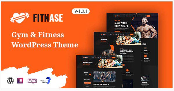 Fitnase - WordPress тема для спортзала и фитнеса