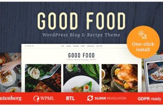 Good Food - Журнал рецептов и тема для блога о кулинарии