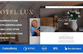 Hotel Lux - WordPress тема про курорт и SPA