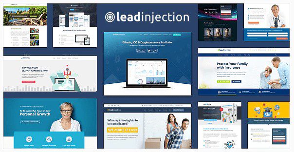 Leadinjection - Тема Лендинг Пейдж на Wordpress