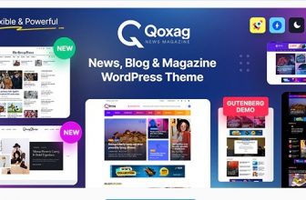 Qoxag - WordPress News Magazine Theme