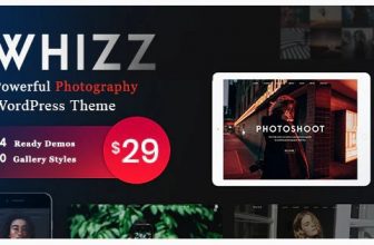 Whiz Photography WordPress - тема фотографий