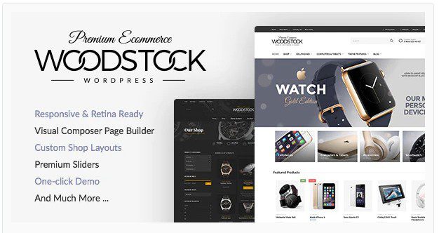 Woodstock - Тема WooCommerce для магазина электроники