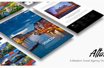 Altair - Travel Agency WordPress - тема Тур агентства