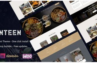 Canteen - Restaurant WordPress Theme - тема ресторана