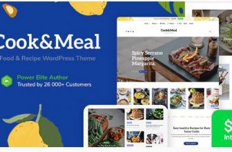 Cook&Meal - WordPress Тема для блога о еде и рецептах