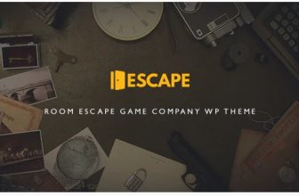 Escape - Room Game Company WP Theme