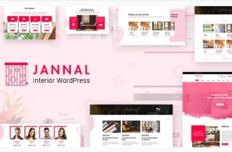 Jannal - тема WordPress для штор и дверей