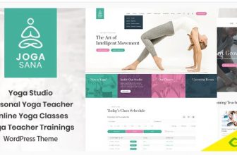 Jogasana - WordPress тема для йоги