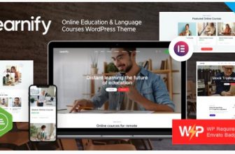 Learnify - WordPress Тема Онлайн-курсов и образования