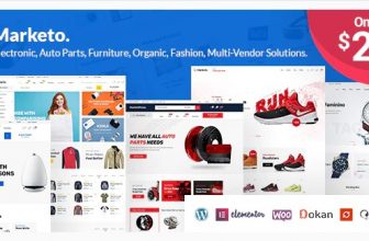 Marketo - Woocommerce тема для мульти-вендорной торговой площадки