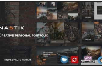 Nastik - тема WordPress для творческого портфолио