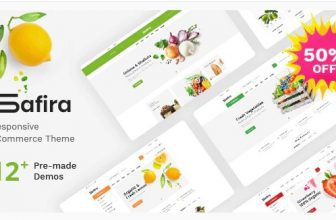 СКАЧАТЬ Safira - Woocommerce тема для продуктов питания