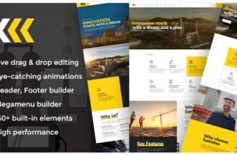 Samatex - промышленная тема WordPress + Woocommerce