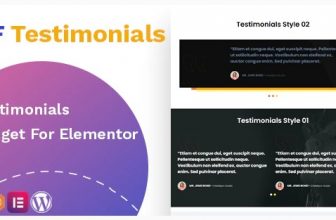 Testimonials widget For Elementor - Виджет отзывов для Elementor