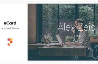 uCard - WordPress тема визитки и резюме