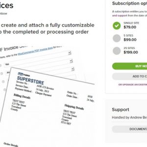 Woocommerce PDF Invoices - Счета в формате PDF