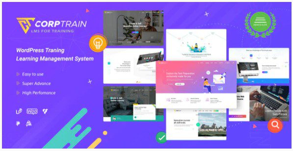 CorpTrain - WordPress тема корпоративного обучения