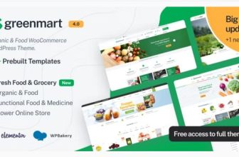 GreenMart - Organic & Food WooCommerce WordPress Theme