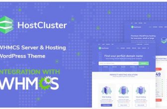 HostCluster - WordPress тема для хостинга WHMCS