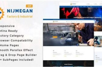 Nijmegan - WordPress тема промышленности