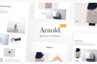 Arnold - Минимальная тема WordPress для портфолио