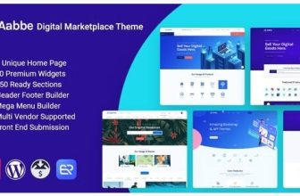 Aabbe – Digital Marketplace - Тема WordPress для цифрового рынка