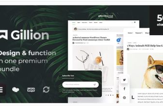 Gillion - Мультиконцептуальный блог,журнал и магазин WordPress