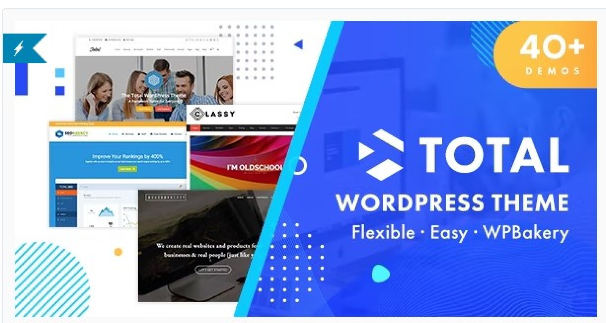 Total Адаптивная многоцелевая тема Wordpress Wpripper