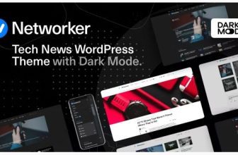 Networker - WordPress Тема для Техно новостей с опцией темного режима - на русском