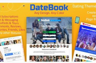 СКАЧАТЬ БЕСПЛАТНО - DateBook - WordPress тема Знакомства